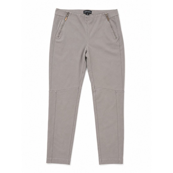 Cynthia Rowley Pants - Cynthia Rowley Gray Pull-On Slim Ankle Pants Women's Size Medium Stretch Casual‎